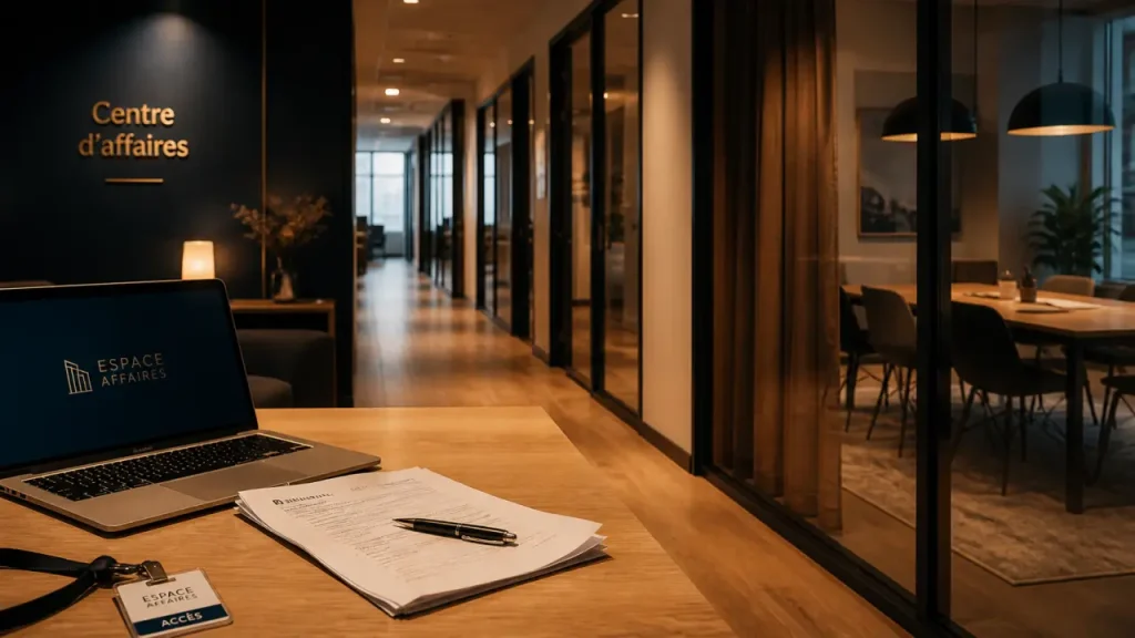 Centre d’affaires Rennes : bureaux équipés et coworking, salle de réunion vitrée