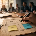 Enjeux dirigeants : décision rapide en réunion, priorités et engagement des équipes