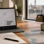 Investissement immobilier Rennes : carte et rentabilité sur bureau