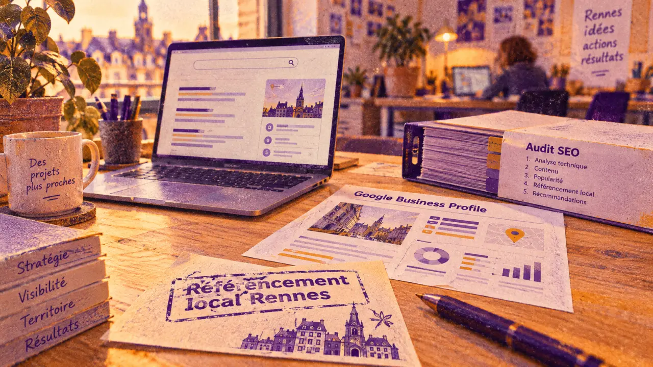 Référencement internet Rennes : bureau SEO, devis sans annonces Google
