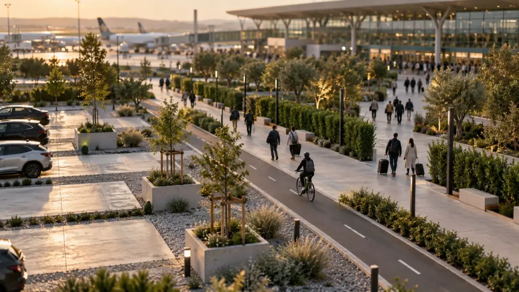 Aéroport de Rennes : un mail piétonnier et des réaménagements prévus d’ici 2031