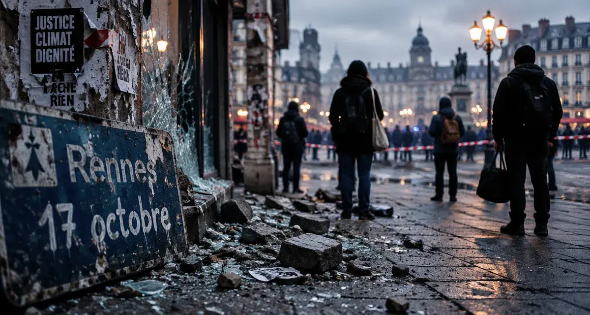 Retour sur les violences survenues lors de la manifestation du 17 octobre à Rennes