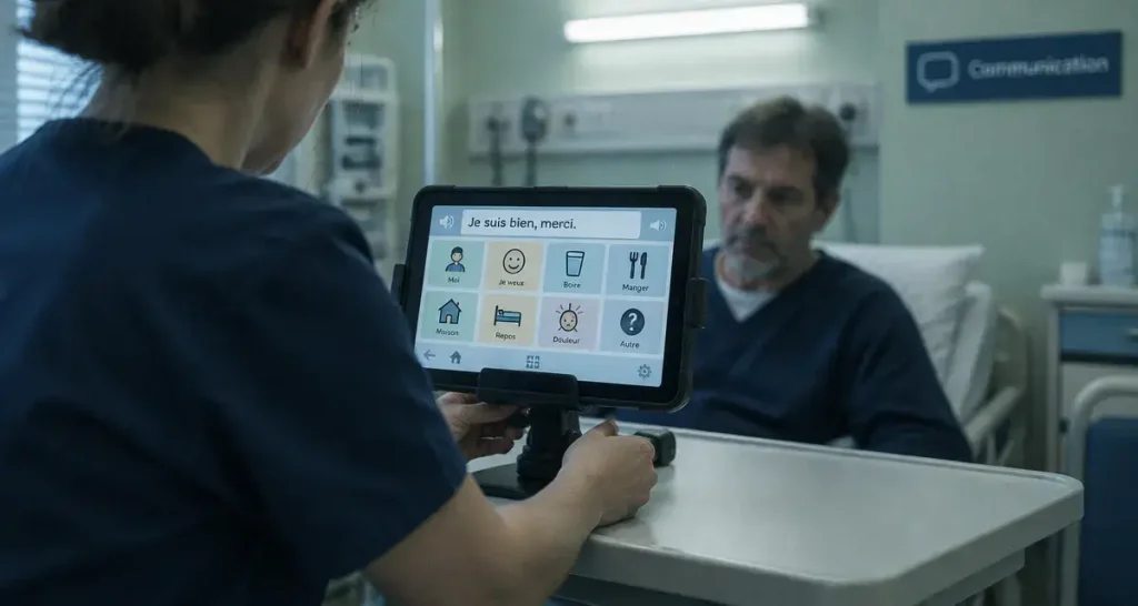 Au CHU de Rennes, des tablettes pour aider des patients à communiquer