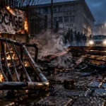 Feux de barricades et blocages à Rennes et Cesson-Sévigné