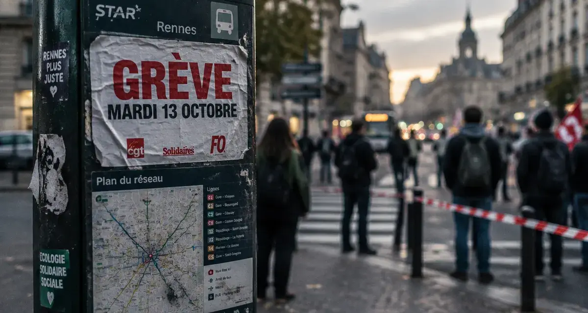 Grève à Rennes ce mardi : manifestation, écoles et réseau Star perturbés
