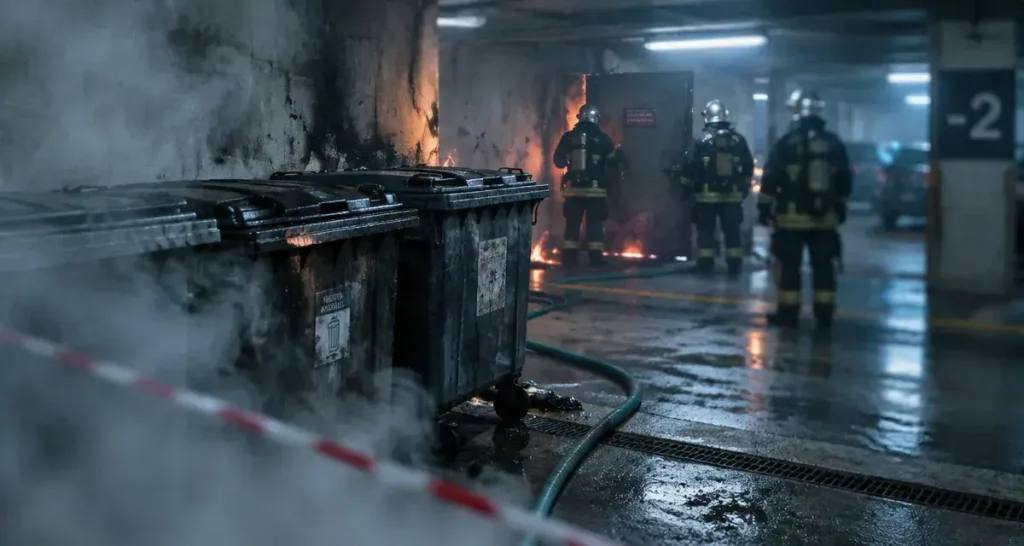 Incendie dans le quartier du Colombier à Rennes : une cinquantaine de pompiers mobilisés