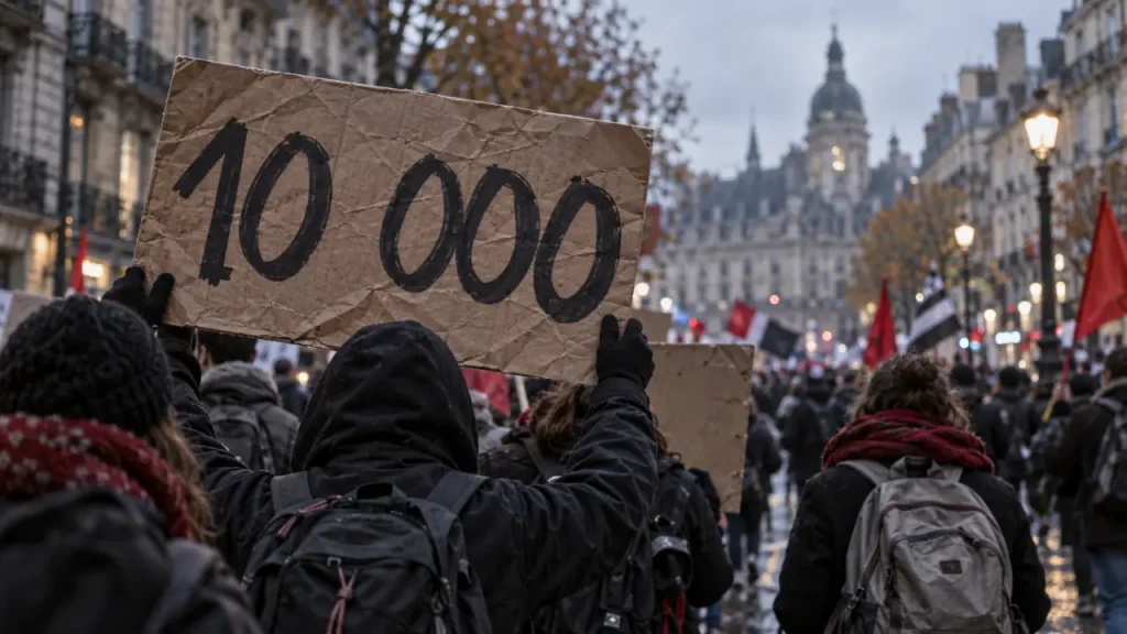 Plus de 10 000 personnes manifestent à Rennes ce mardi