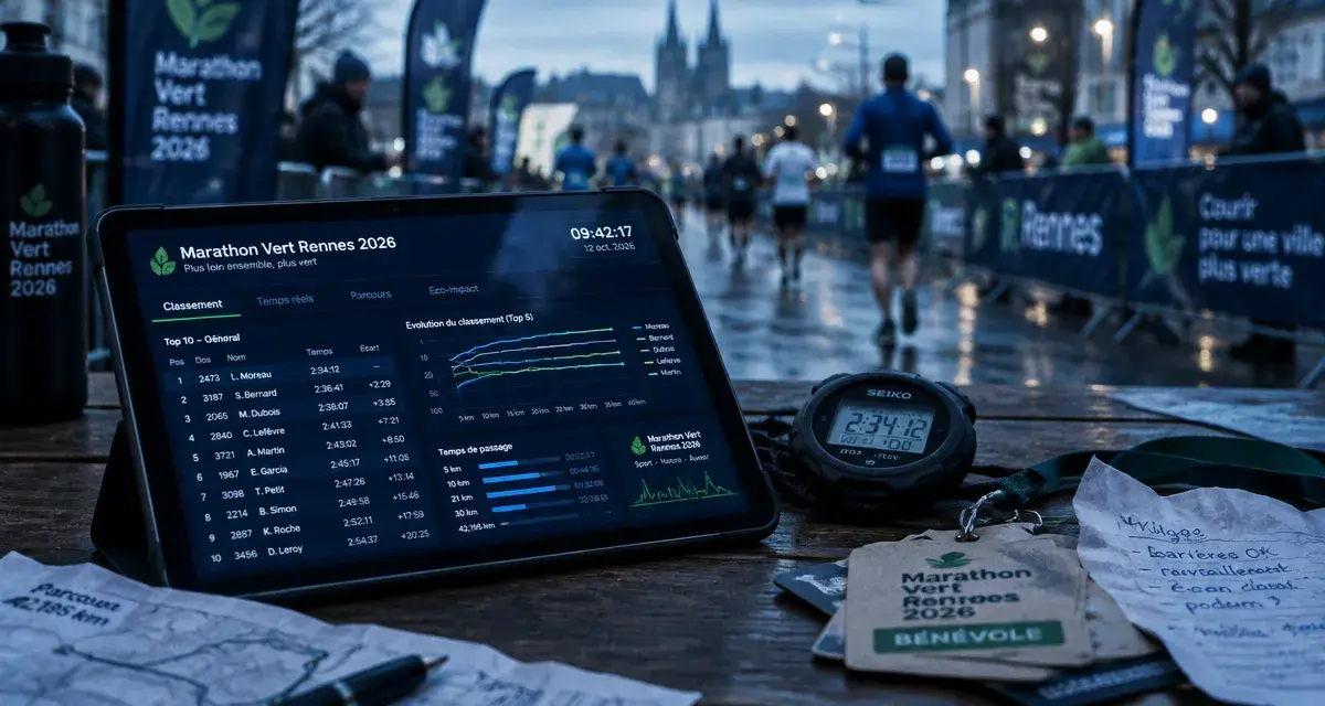 Marathon Vert Rennes 2026 : suivez les résultats et classements en direct