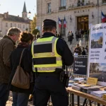 Rennes : une opération de prévention routière place de la Mairie
