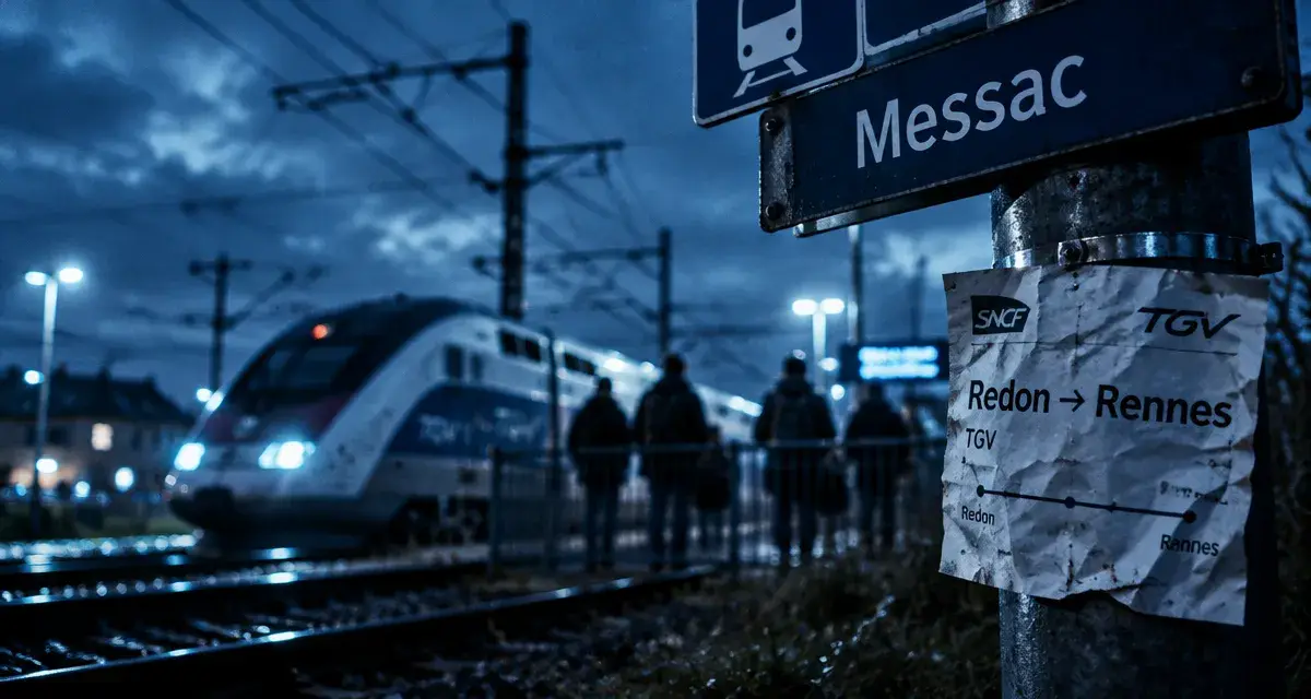Panne électrique entre Redon et Rennes : ce que l’on sait des trains touchés