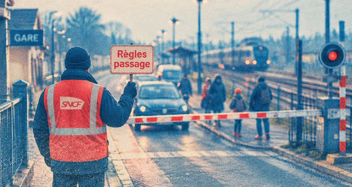 Prévention aux passages à niveau : la SNCF sensibilise les usagers à Betton