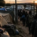 Des réfugiés hébergés à Saint-Erblon rejoignent le campement de Beauregard