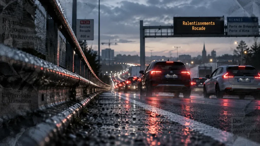 Rennes : un accident sur la rocade a ralenti la circulation jeudi matin