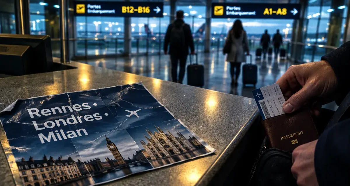 Londres et Milan bientôt au départ de l’aéroport de Rennes