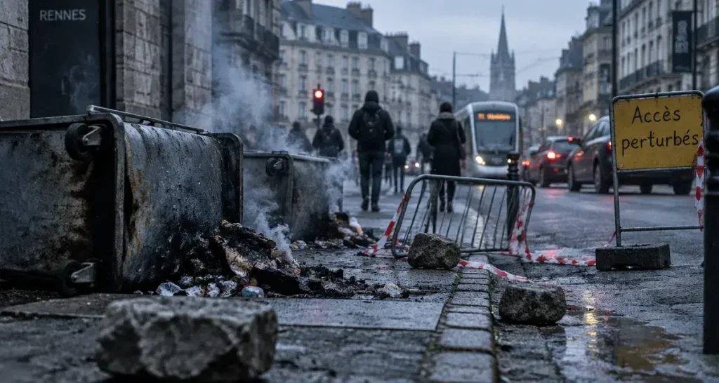 À Rennes, des blocages et perturbations avant le rassemblement de samedi
