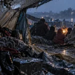 À Rennes, les familles du campement de Beauregard face au froid et à la pluie