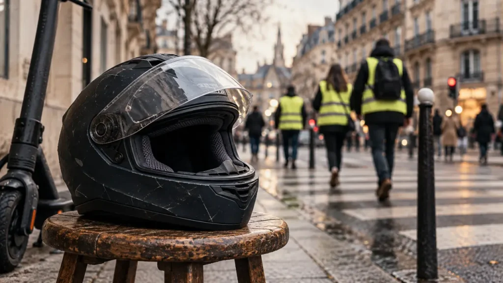 À Rennes, le casque devient obligatoire à trottinette électrique