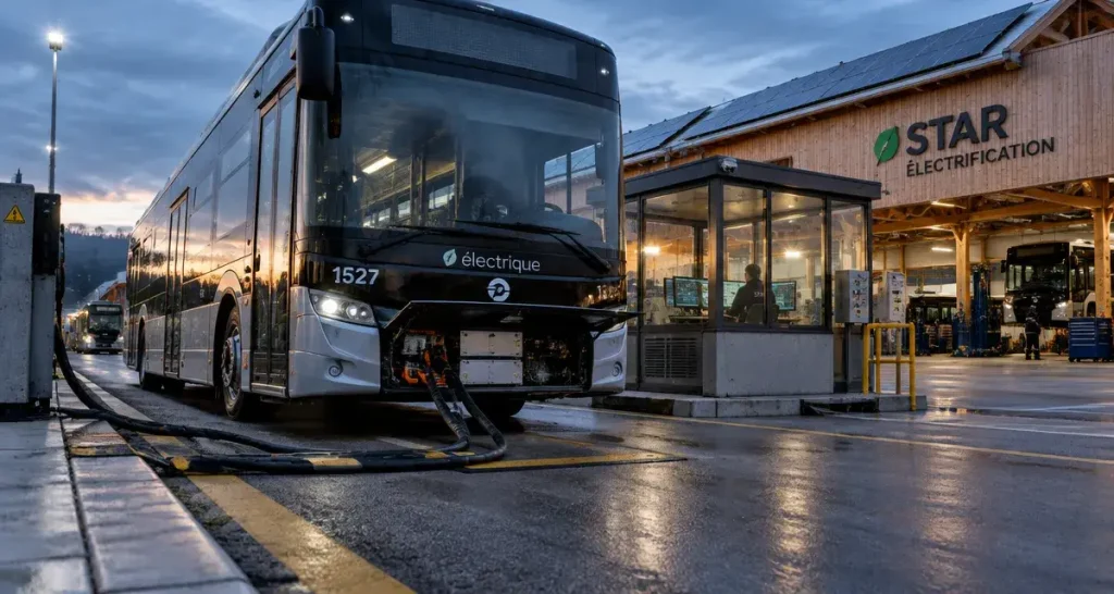 À Baud-Chardonnet, le nouveau dépôt prépare l’électrification du réseau STAR