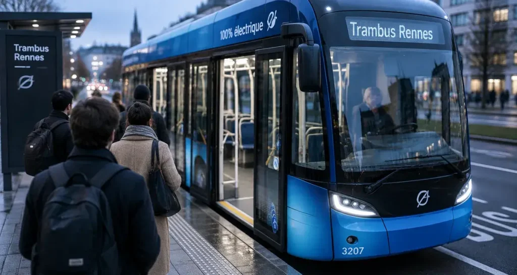 Rennes dévoile l'identité visuelle de ses futurs trambus