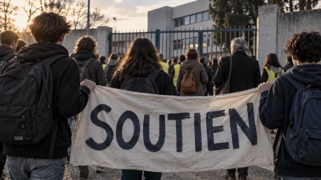 À Rennes, des lycéens mobilisés disent se sentir davantage soutenus