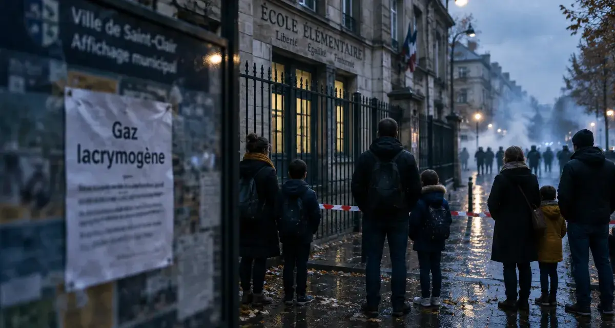 À Rennes, des parents dénoncent les gaz lacrymogènes près de deux écoles