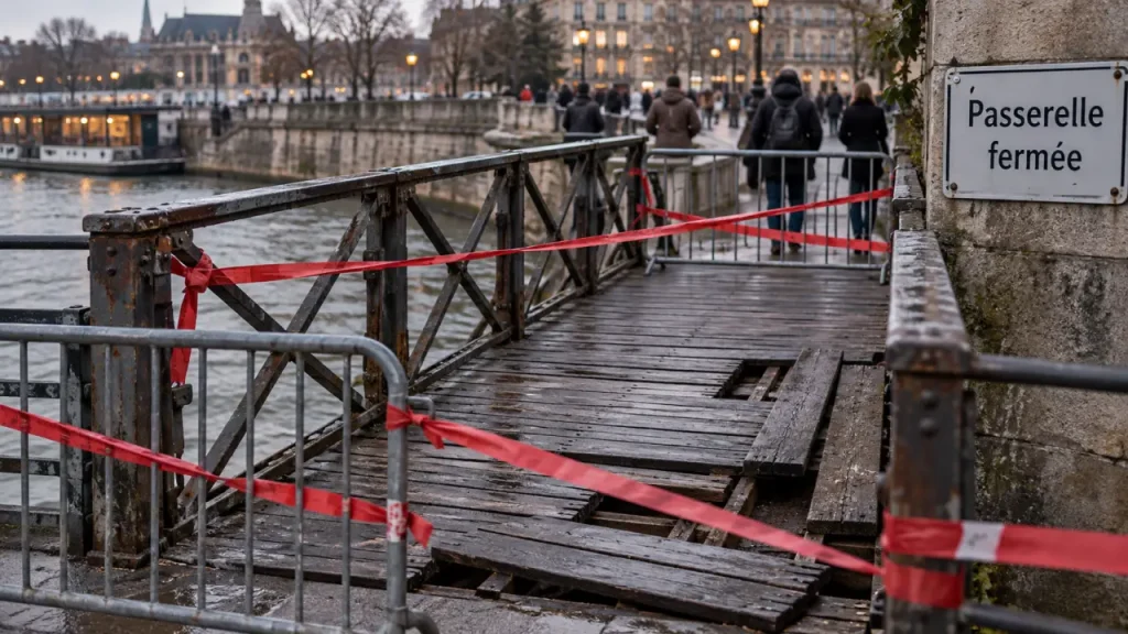 Rennes : la passerelle Émile-Zola-Chateaubriand pourrait rouvrir en fin de semaine