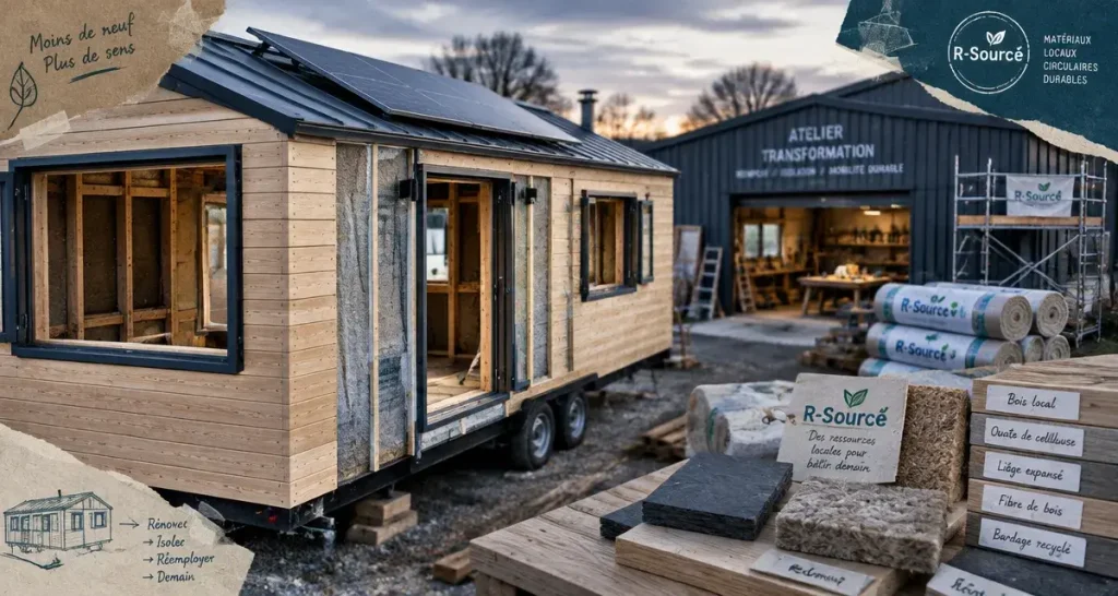 À Rennes, R-Sourcé transforme des mobil-homes en logements temporaires