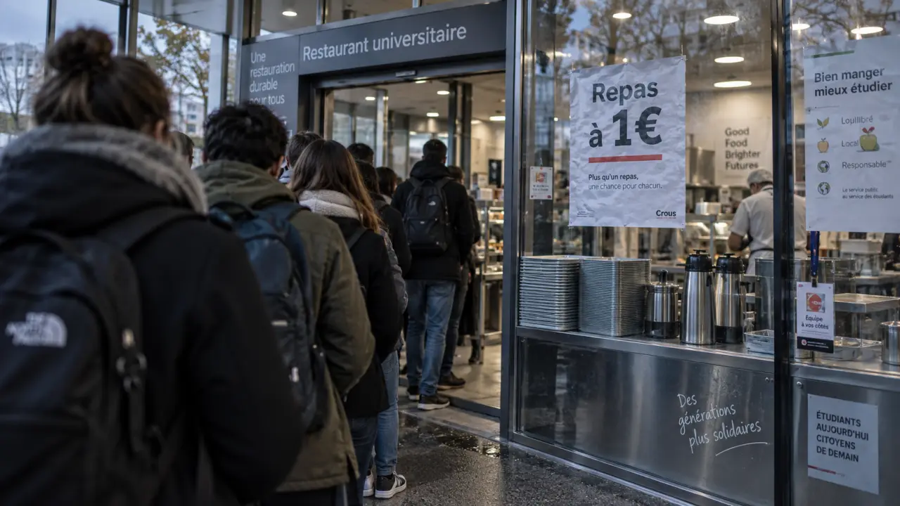 Rennes : succès des repas à 1€ et mobilisation du personnel du Crous