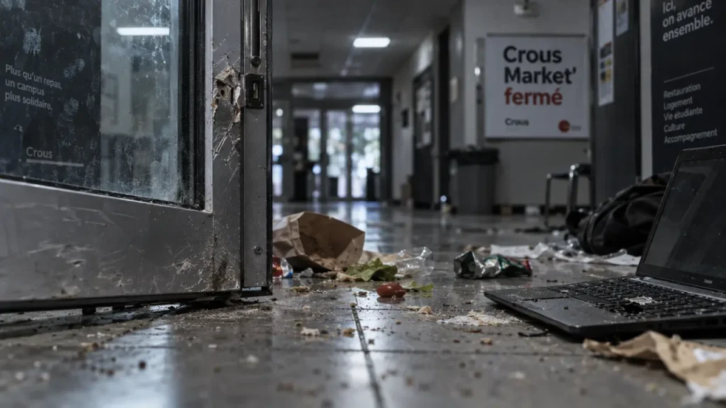 Quatre points de restauration du Crous vandalisés à Villejean