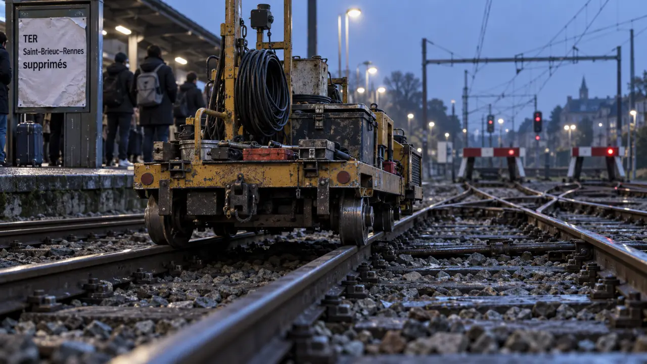 Six TER Saint-Brieuc–Rennes supprimés mercredi après la panne d’un engin