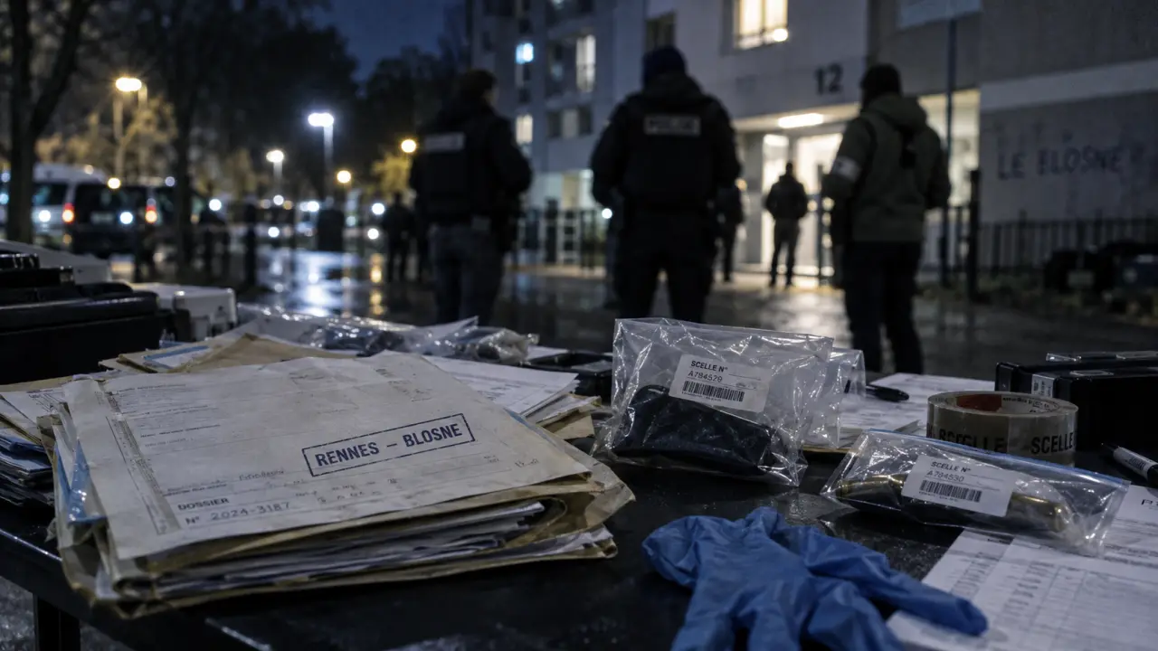Rennes : douze interpellations liées à un trafic d'armes et de stupéfiants