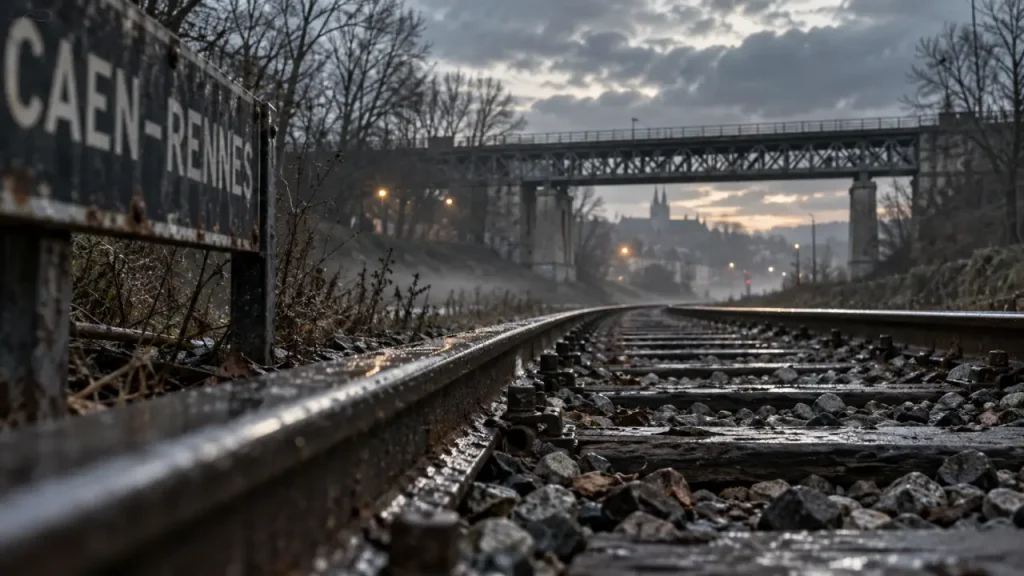 Trains Caen-Rennes : le trafic reprend après un camion contre un pont