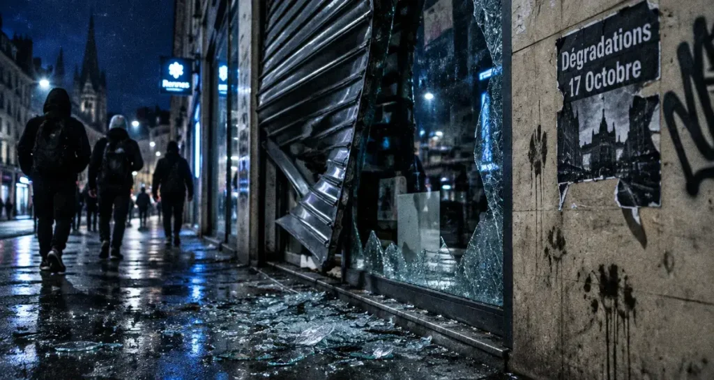 Violences et dégradations à Rennes : bilan de la mobilisation du 17 octobre