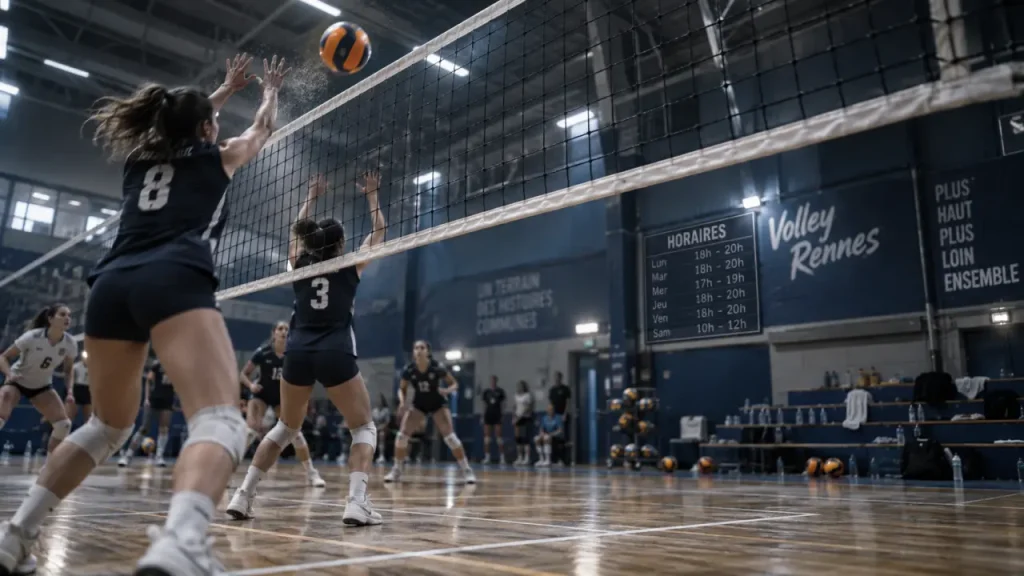 Volley : Rennes s’incline à Clamart après un match irrégulier